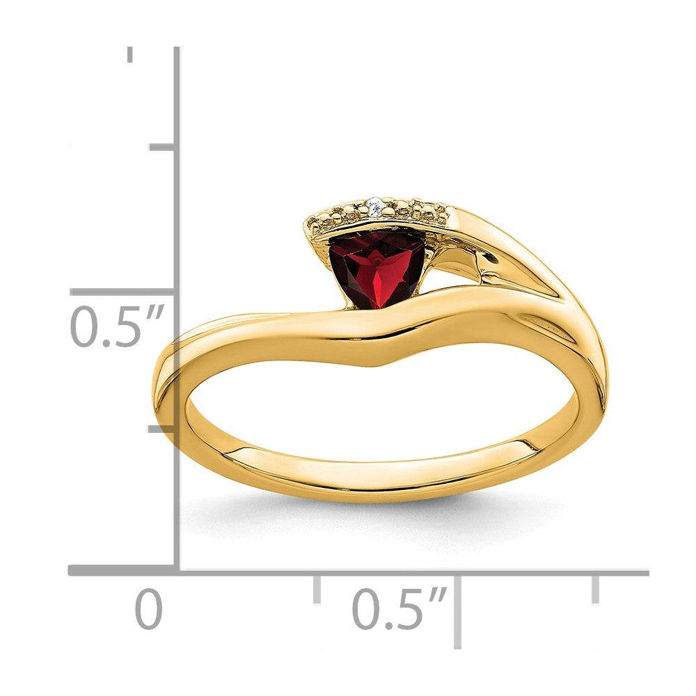 Trillion Gemstone and Diamond Ring