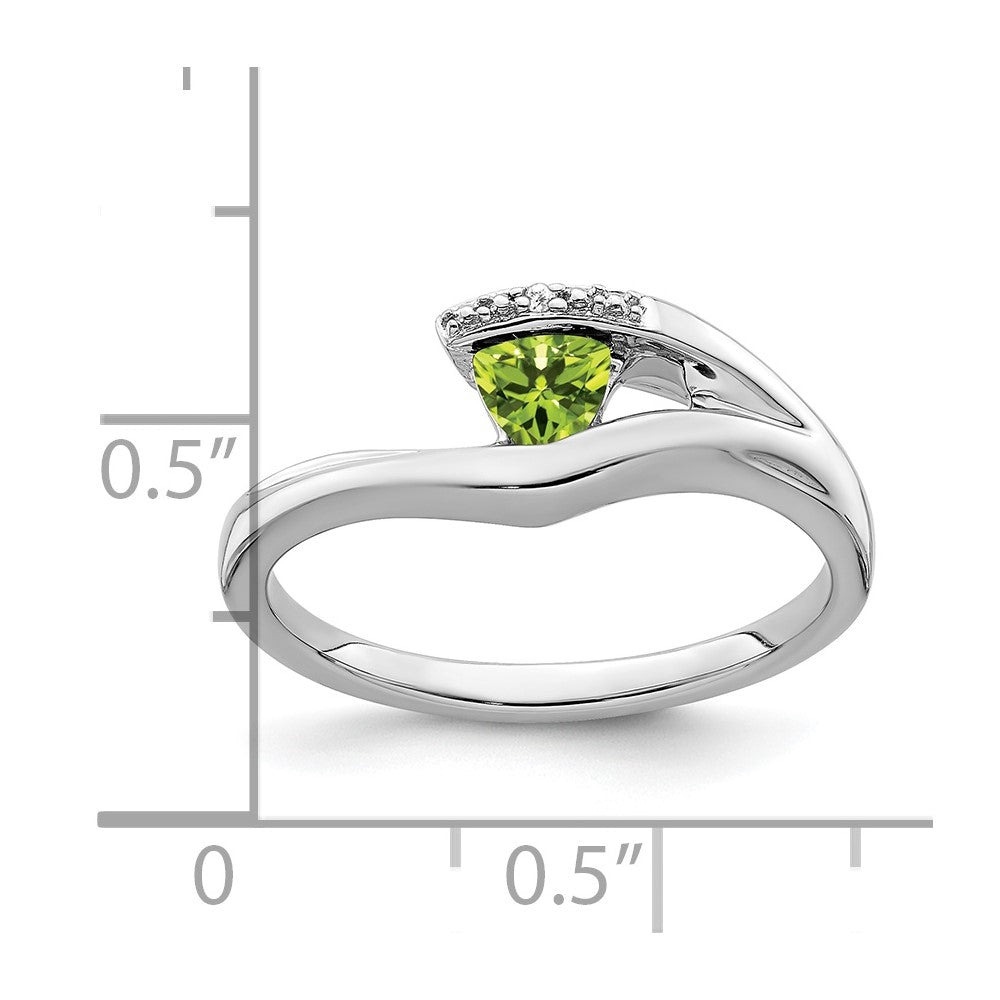 Trillion Gemstone and Diamond Ring