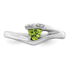 Trillion Gemstone and Diamond Ring