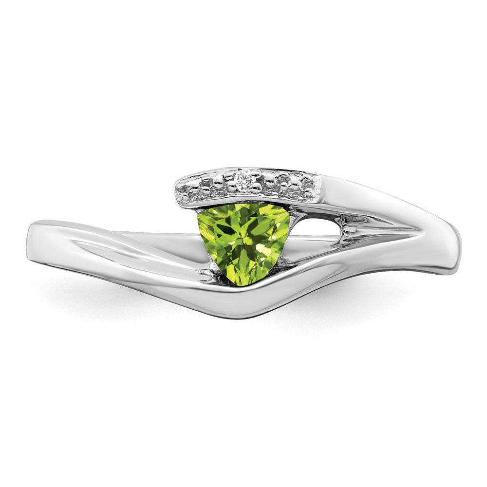 Trillion Gemstone and Diamond Ring