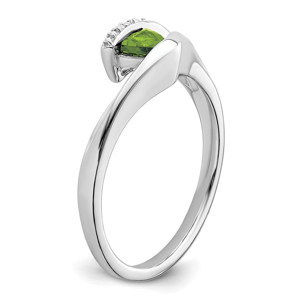 Trillion Gemstone and Diamond Ring