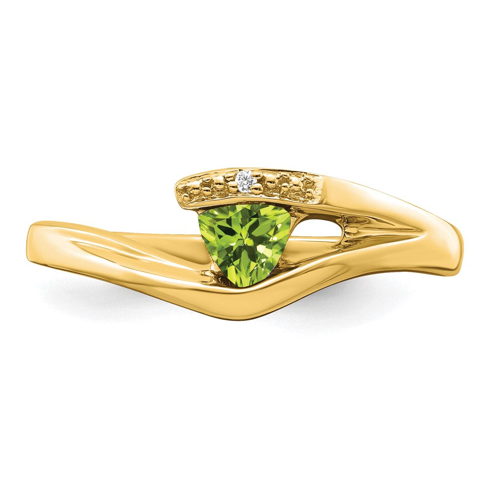 Trillion Gemstone and Diamond Ring