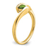 Trillion Gemstone and Diamond Ring