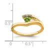 Trillion Gemstone and Diamond Ring