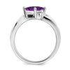 Princess Gemstone and Diamond Rings