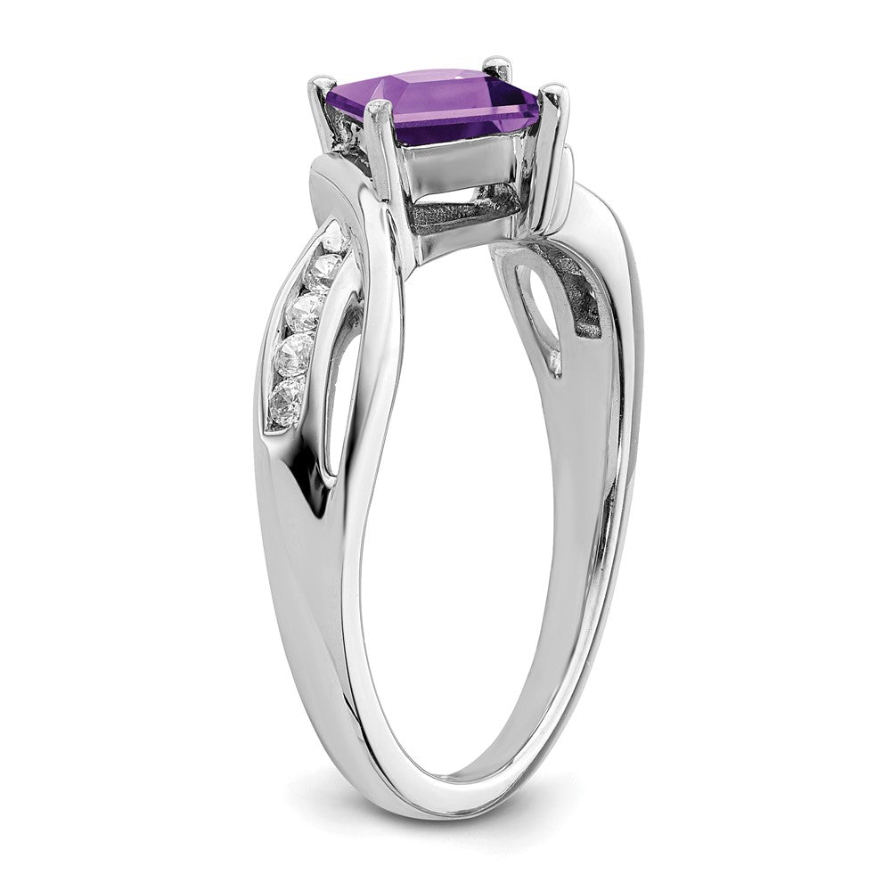 Princess Gemstone and Diamond Rings
