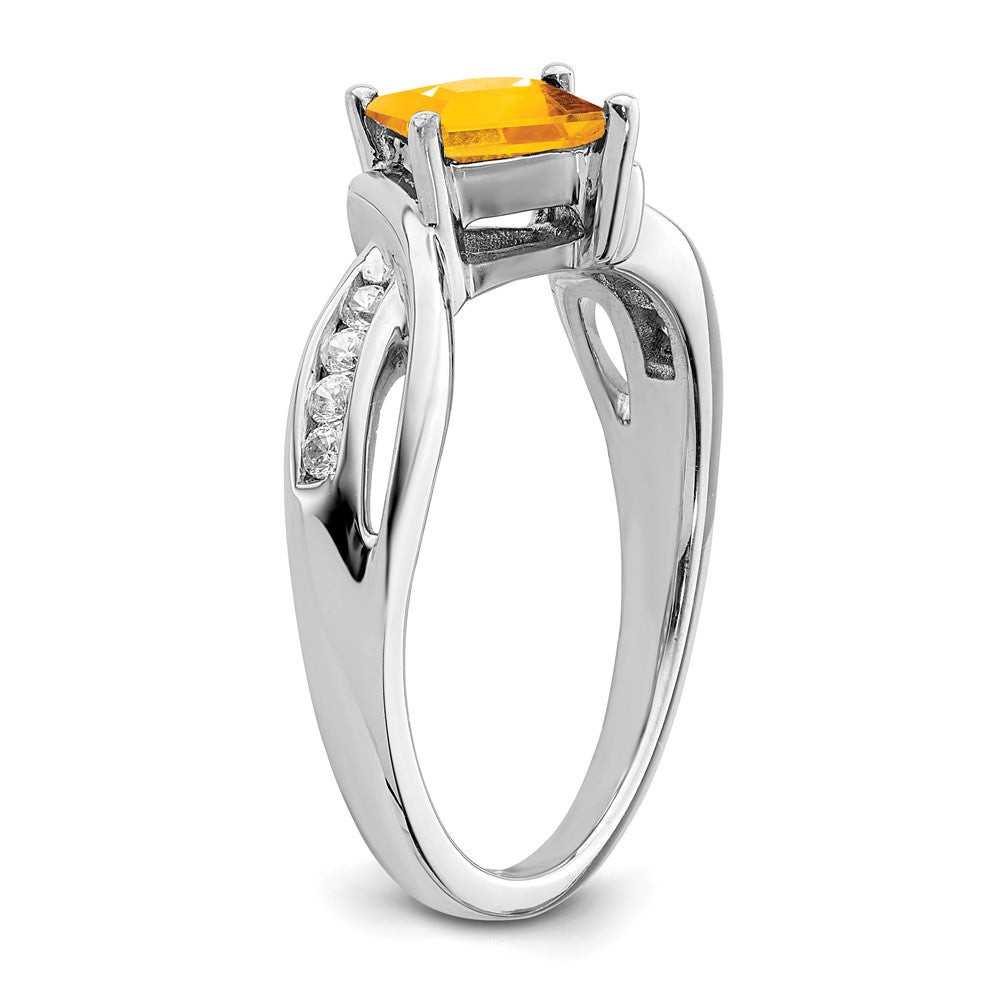 Princess Gemstone and Diamond Rings