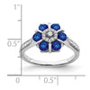 Gemstone and Diamond Floral Rings
