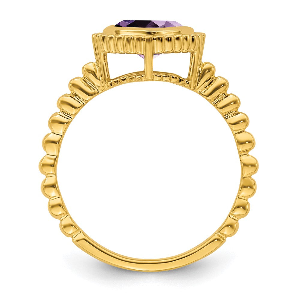 Cushion Gemstone Ring