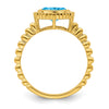 Cushion Gemstone Ring