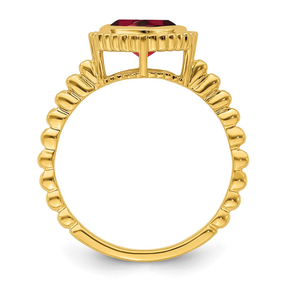 Cushion Gemstone Ring