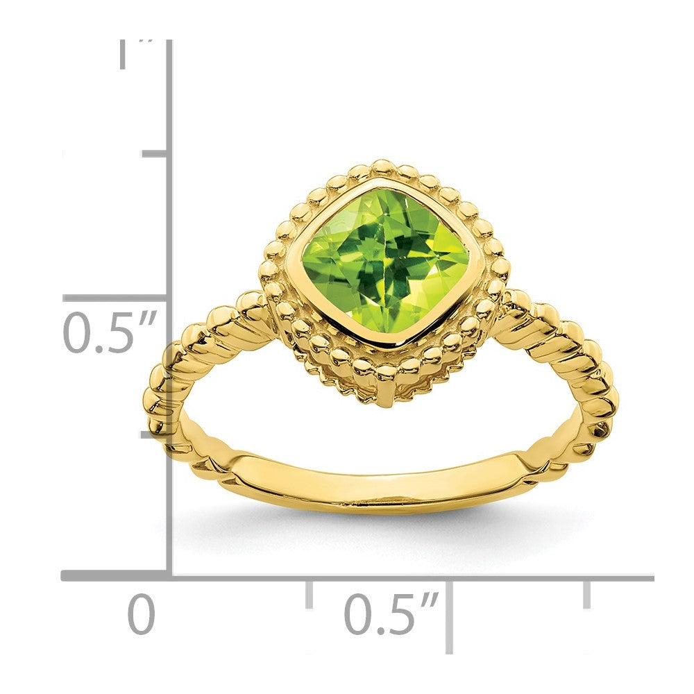 Cushion Gemstone Ring