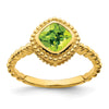 Cushion Gemstone Ring
