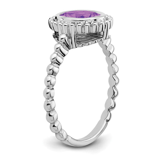 Oval Gemstone Ring