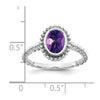 Oval Gemstone Ring