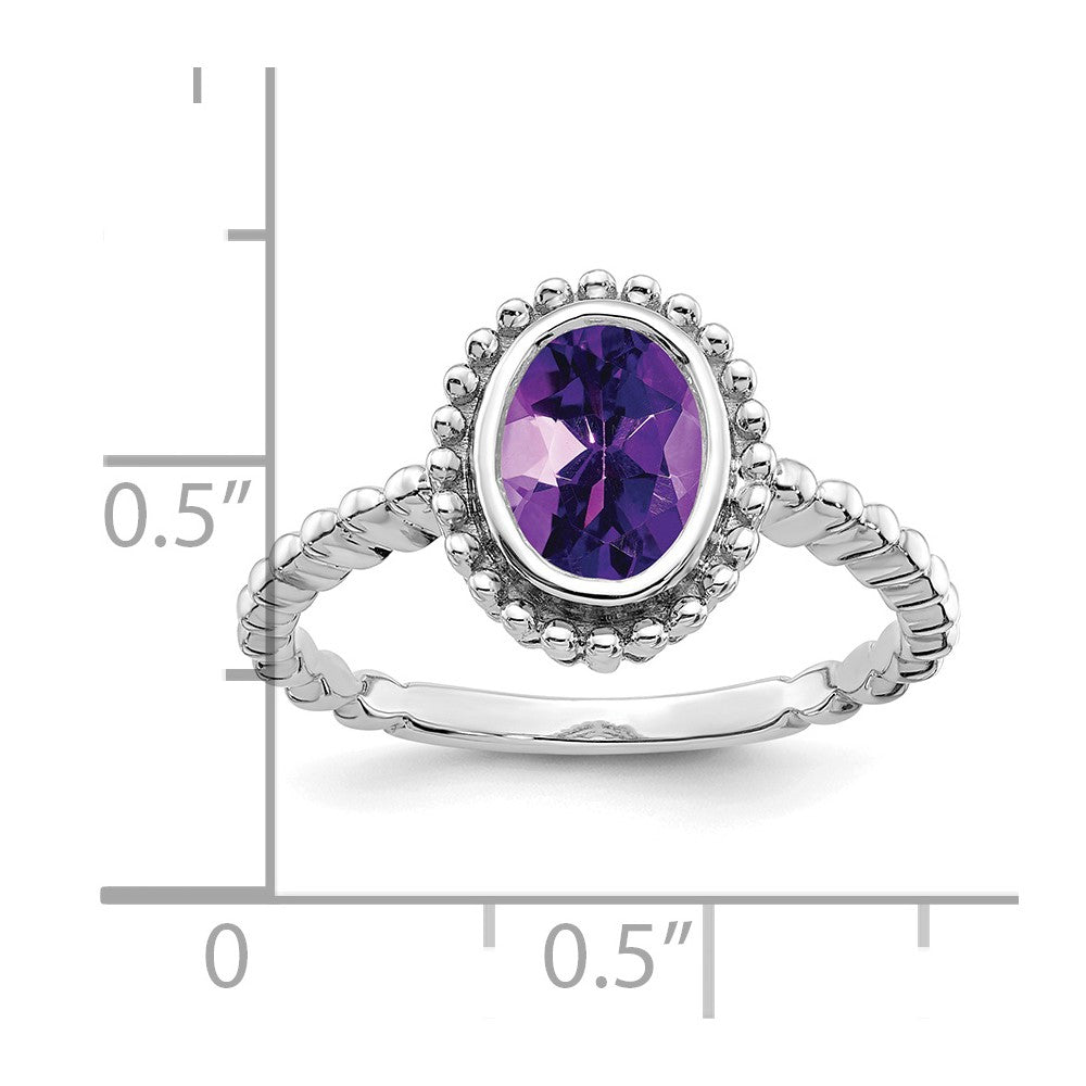 Oval Gemstone Ring