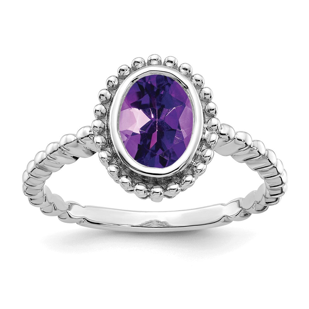 Oval Gemstone Ring