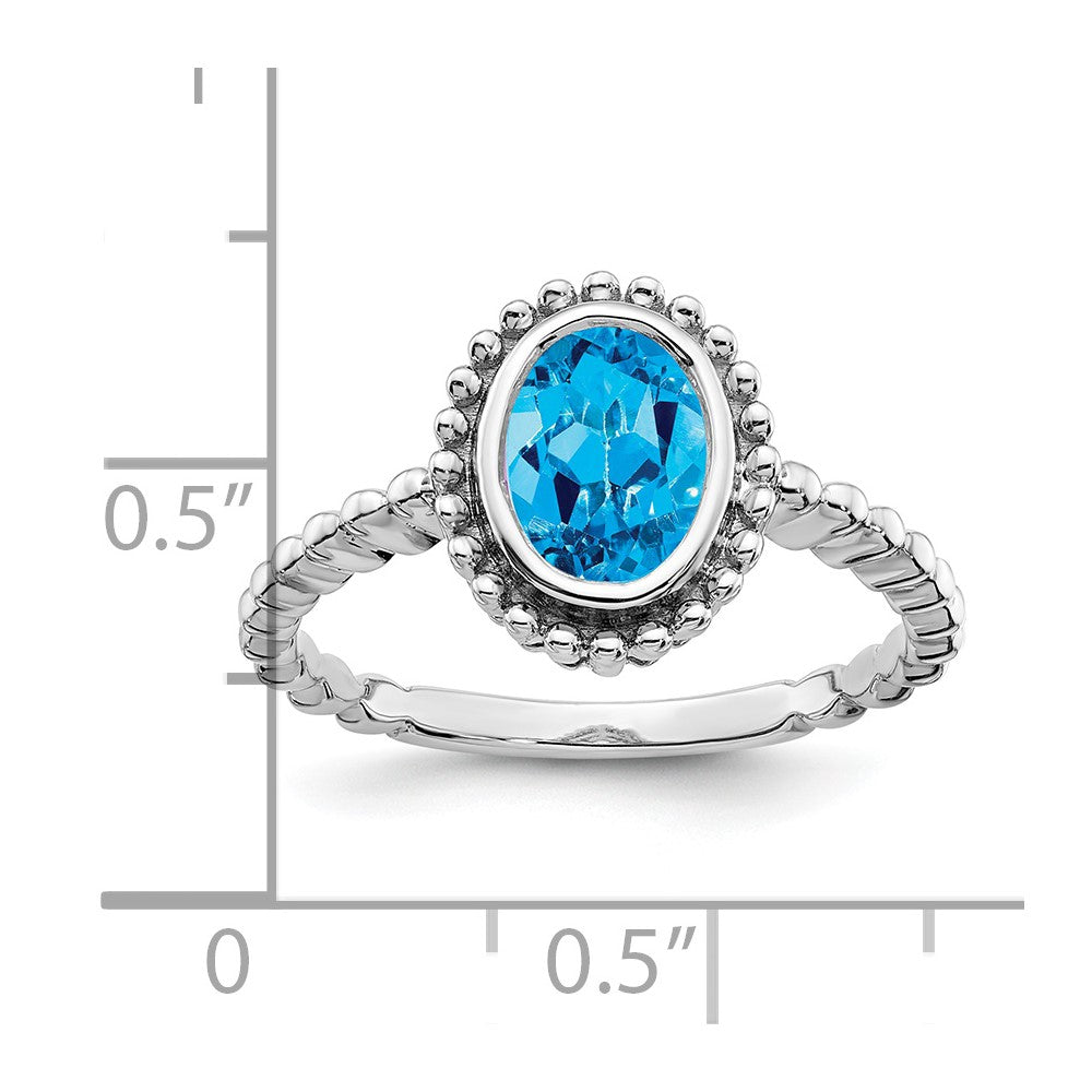 Oval Gemstone Ring