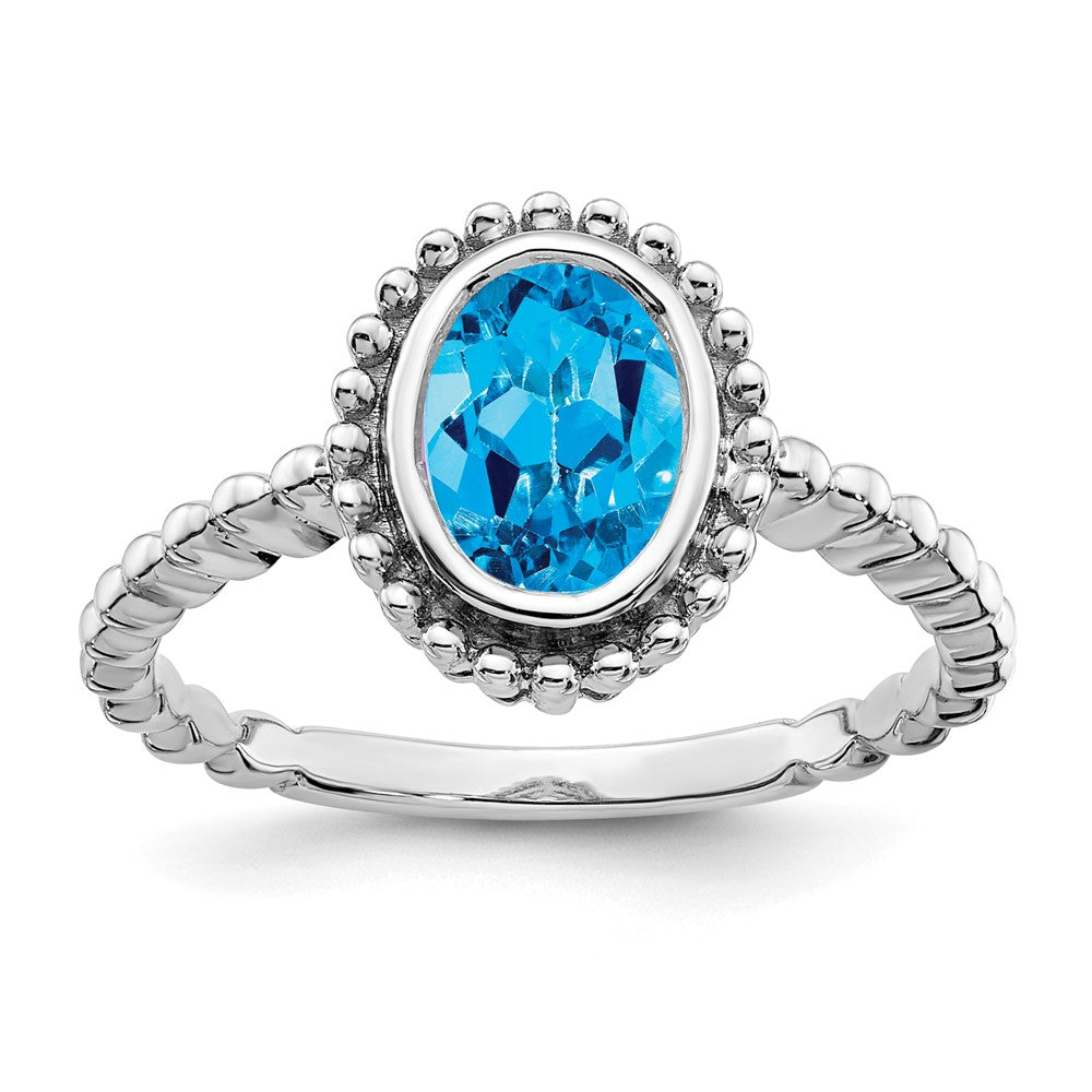 Oval Gemstone Ring