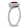 Oval Gemstone Ring