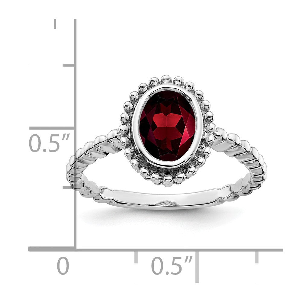 Oval Gemstone Ring