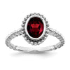 Oval Gemstone Ring
