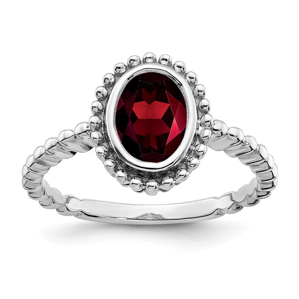 Oval Gemstone Ring