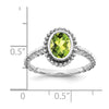 Oval Gemstone Ring