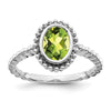 Oval Gemstone Ring