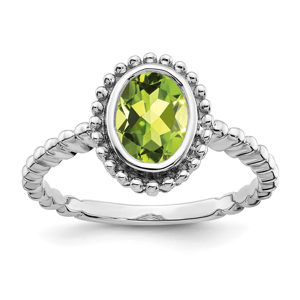 Oval Gemstone Ring