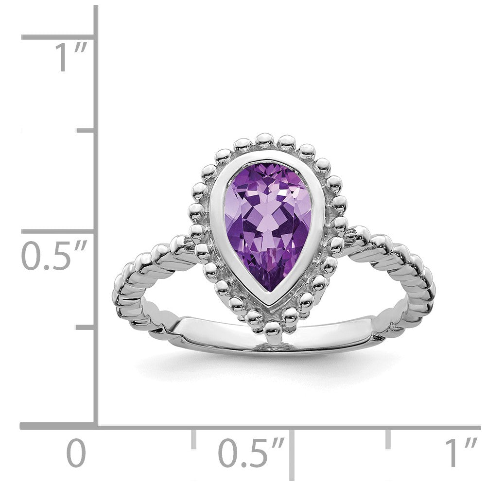 Pear Gemstone Rings