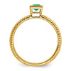 Princess Bezel Gemstone Rings