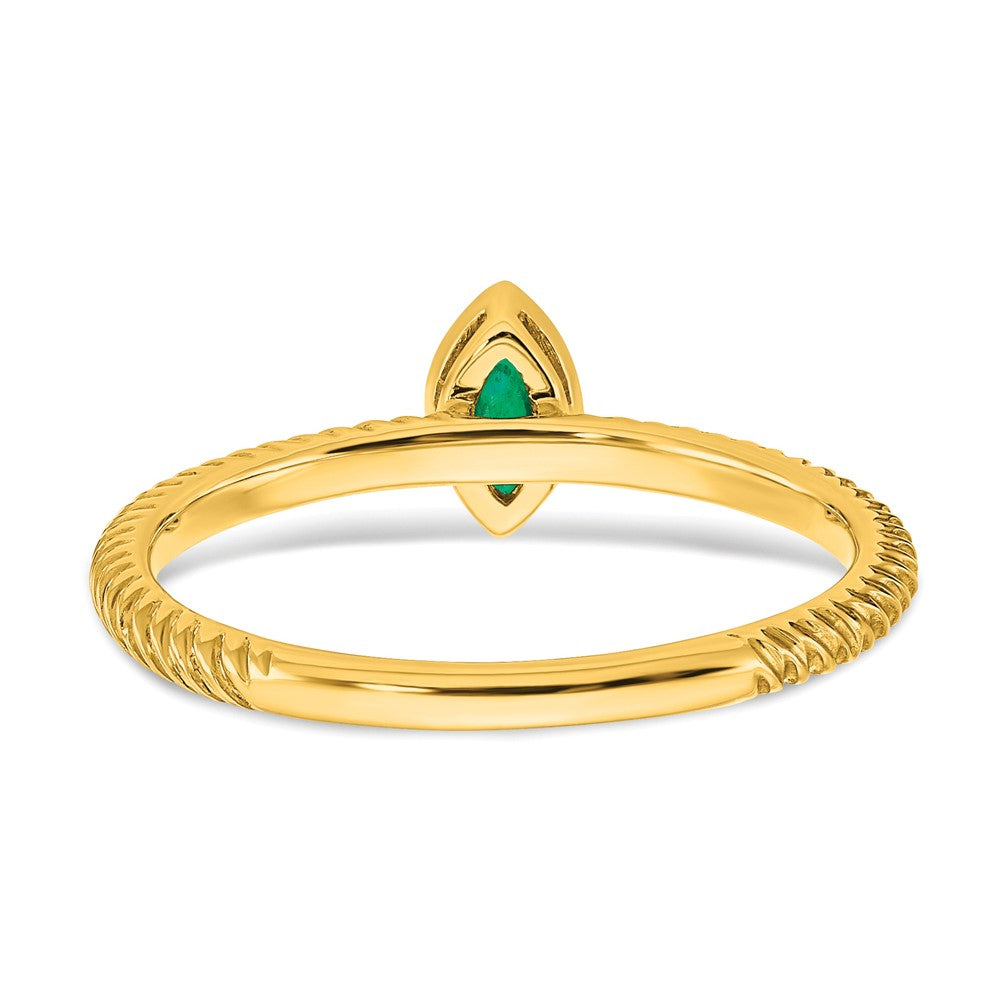 Marquise Bezel Gemstone Rings