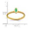 Marquise Bezel Gemstone Rings