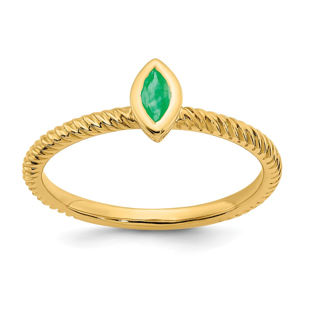 Marquise Bezel Gemstone Rings