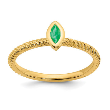 Marquise Bezel Gemstone Rings