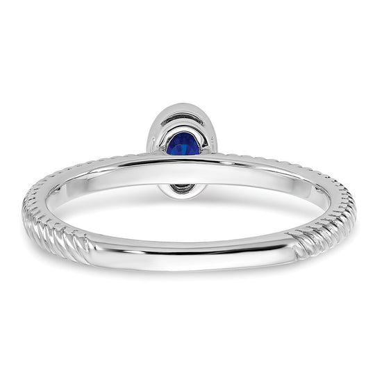 Oval Bezel Gemstone Ring