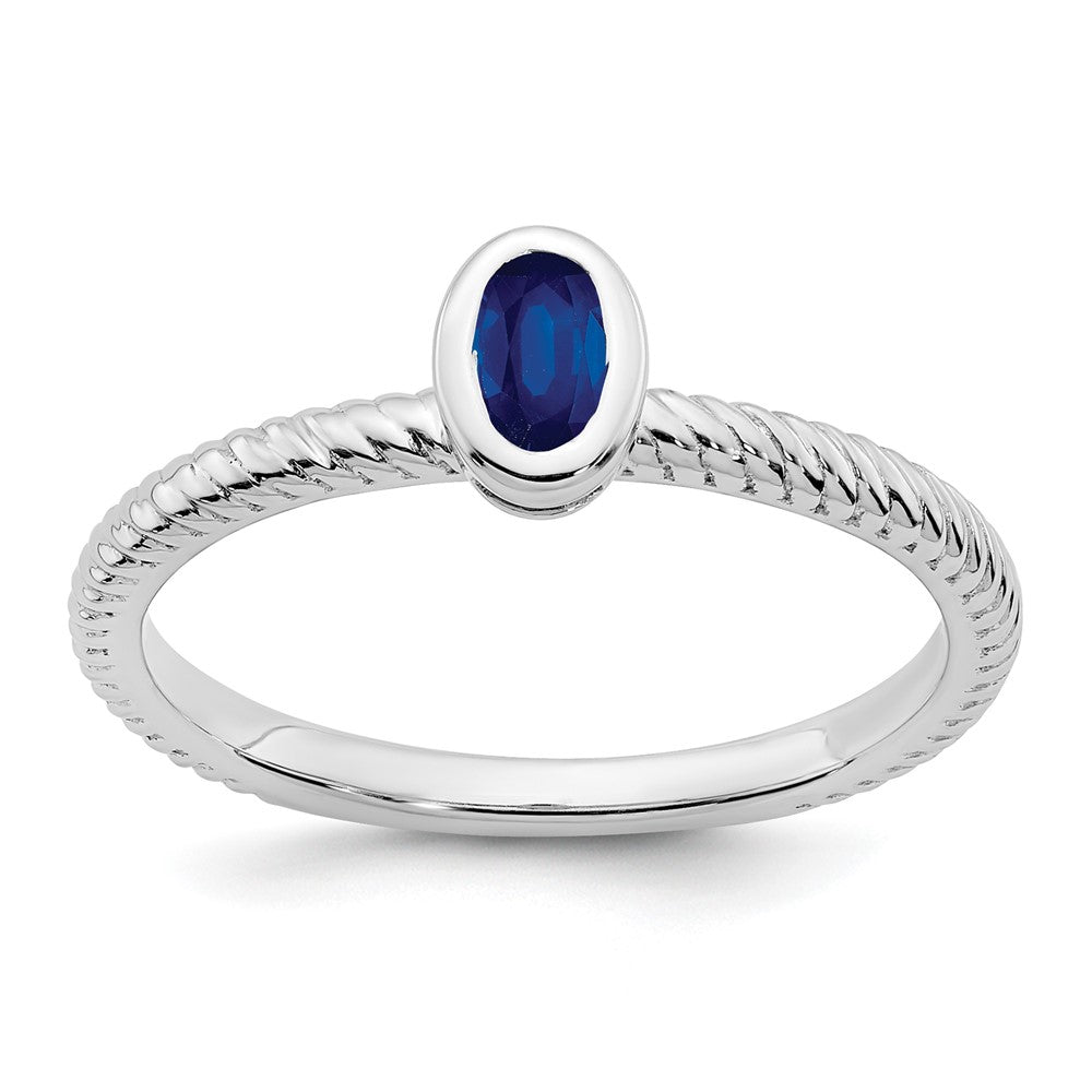 Oval Bezel Gemstone Ring