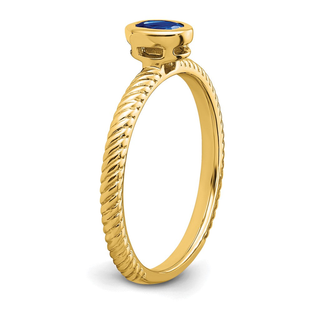 Oval Bezel Gemstone Ring