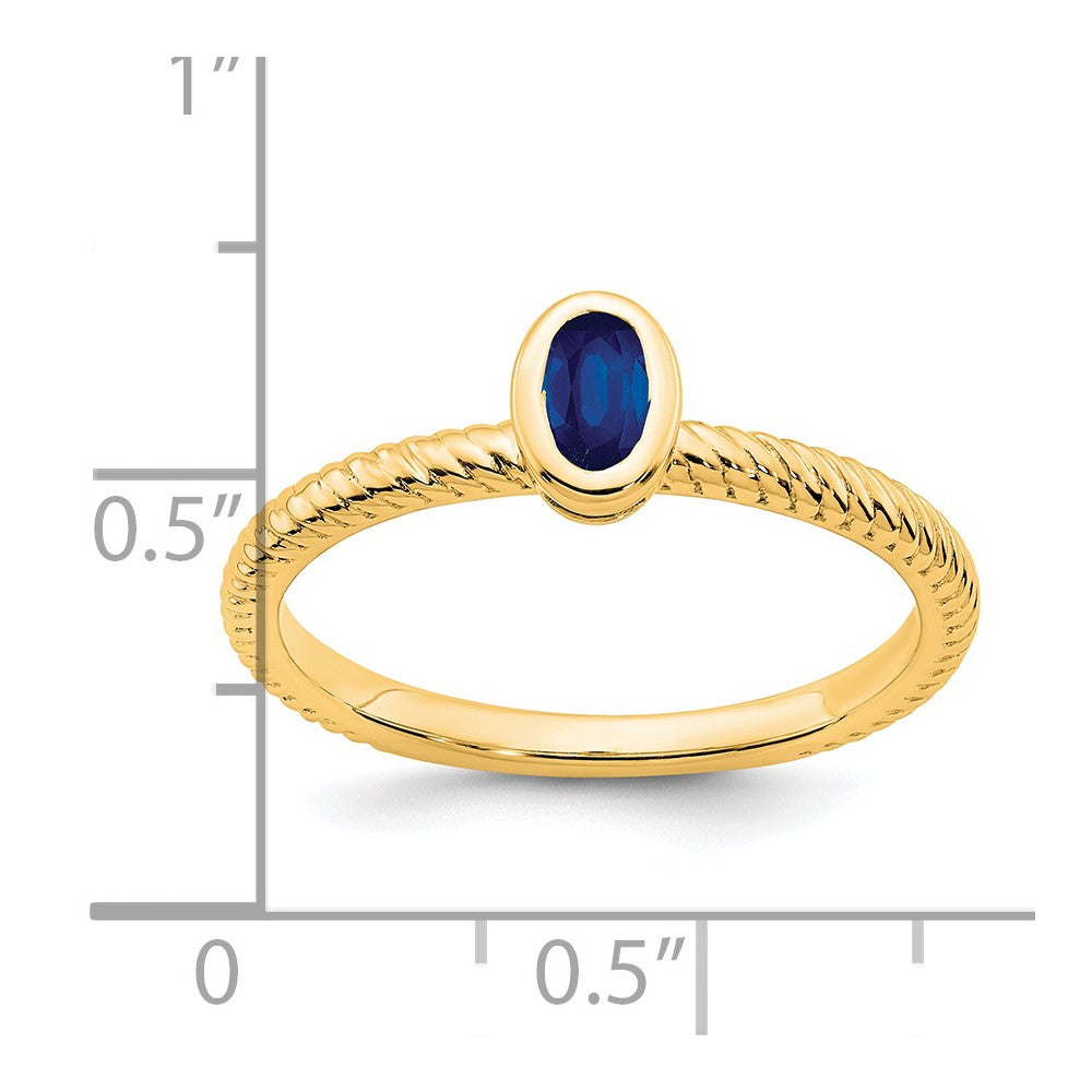 Oval Bezel Gemstone Ring