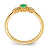 Pear Bezel Gemstone and Diamond Rings