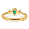 Pear Bezel Gemstone and Diamond Rings