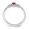 Pear Bezel Gemstone and Diamond Rings