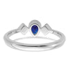 Pear Bezel Gemstone and Diamond Rings