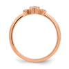 Petite Oval Diamond Promise Rings