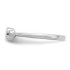 Petite Oval Diamond Promise Rings