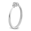 Petite Oval Diamond Promise Rings