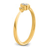 Petite Oval Diamond Promise Rings