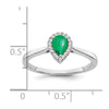 Pear Gemstone and Diamond Halo Rings