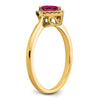 Pear Gemstone and Diamond Halo Rings